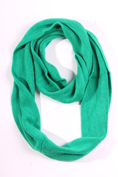 Detail Emerald Green Infinity Scarf Nomer 11