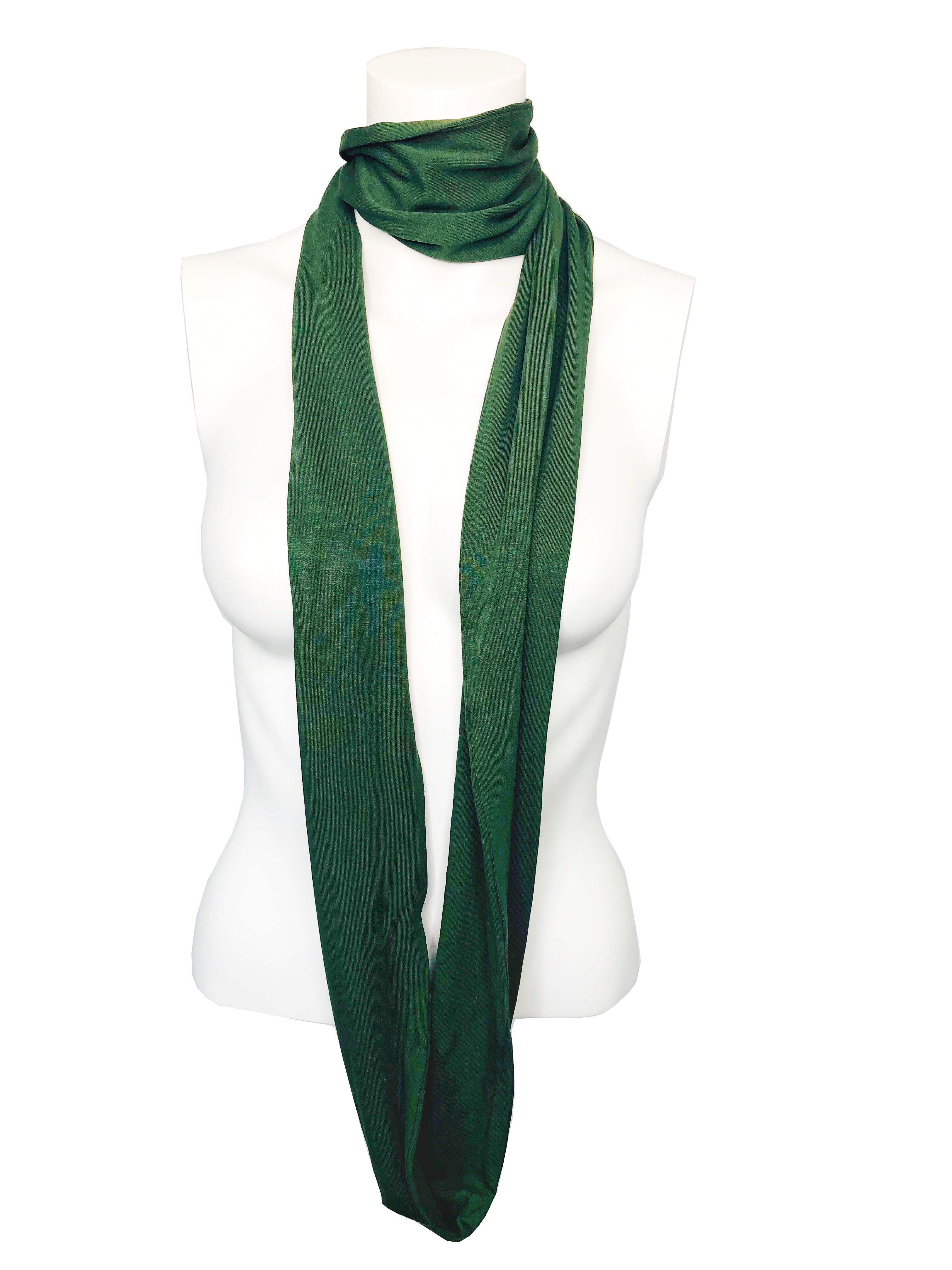 Detail Emerald Green Infinity Scarf Nomer 17