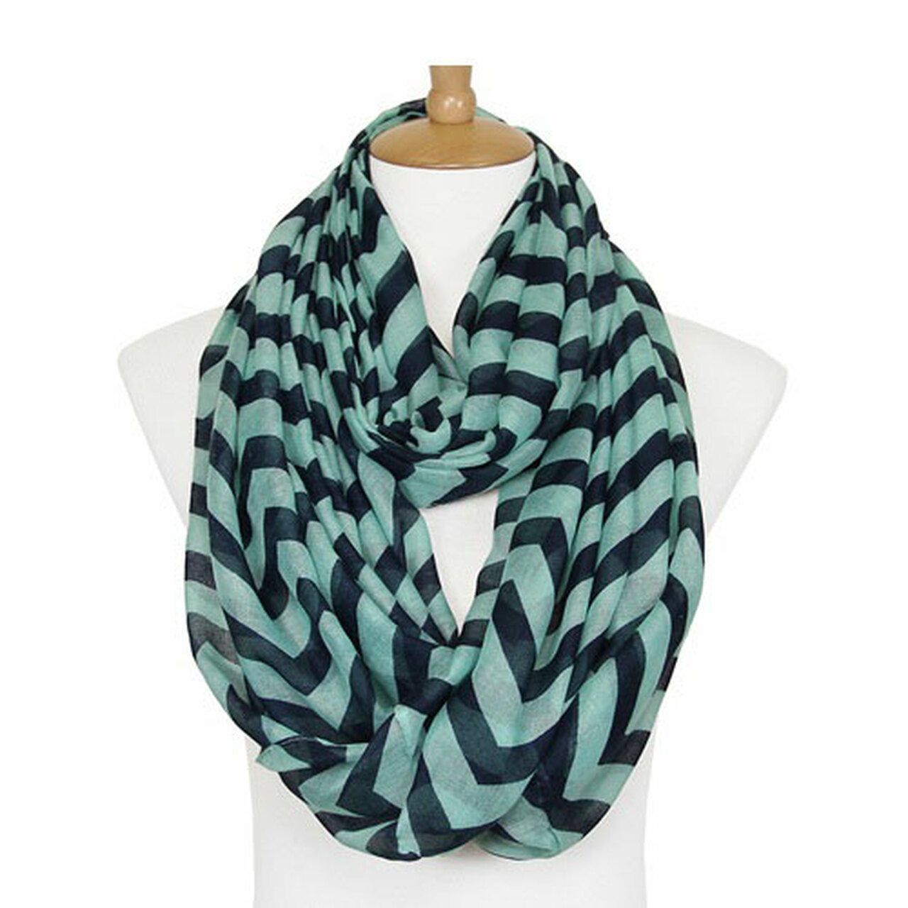 Detail Emerald Green Infinity Scarf Nomer 20