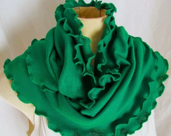 Detail Emerald Green Infinity Scarf Nomer 26