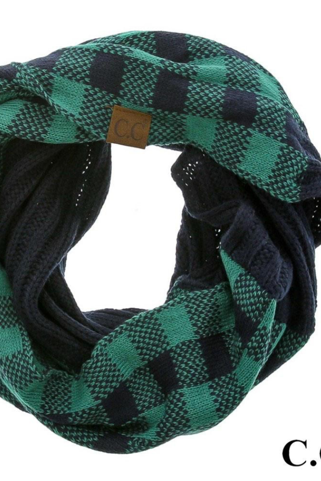 Detail Emerald Green Infinity Scarf Nomer 56