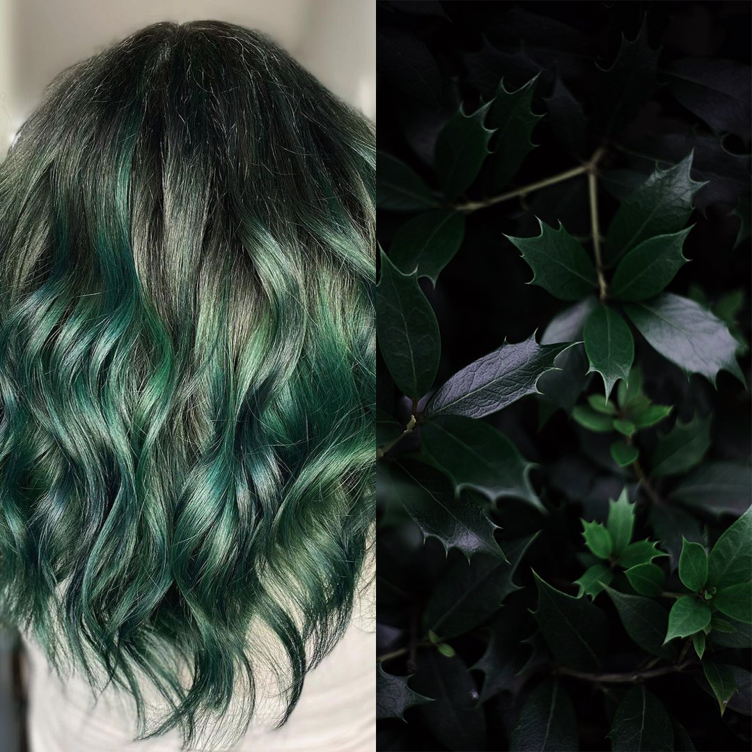 Detail Emerald Green Marley Hair Nomer 59