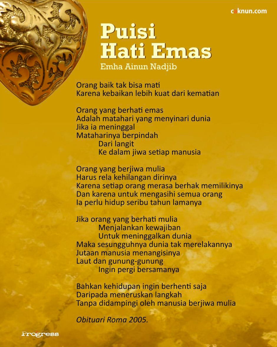 Emha Ainun Nadjib Puisi - KibrisPDR