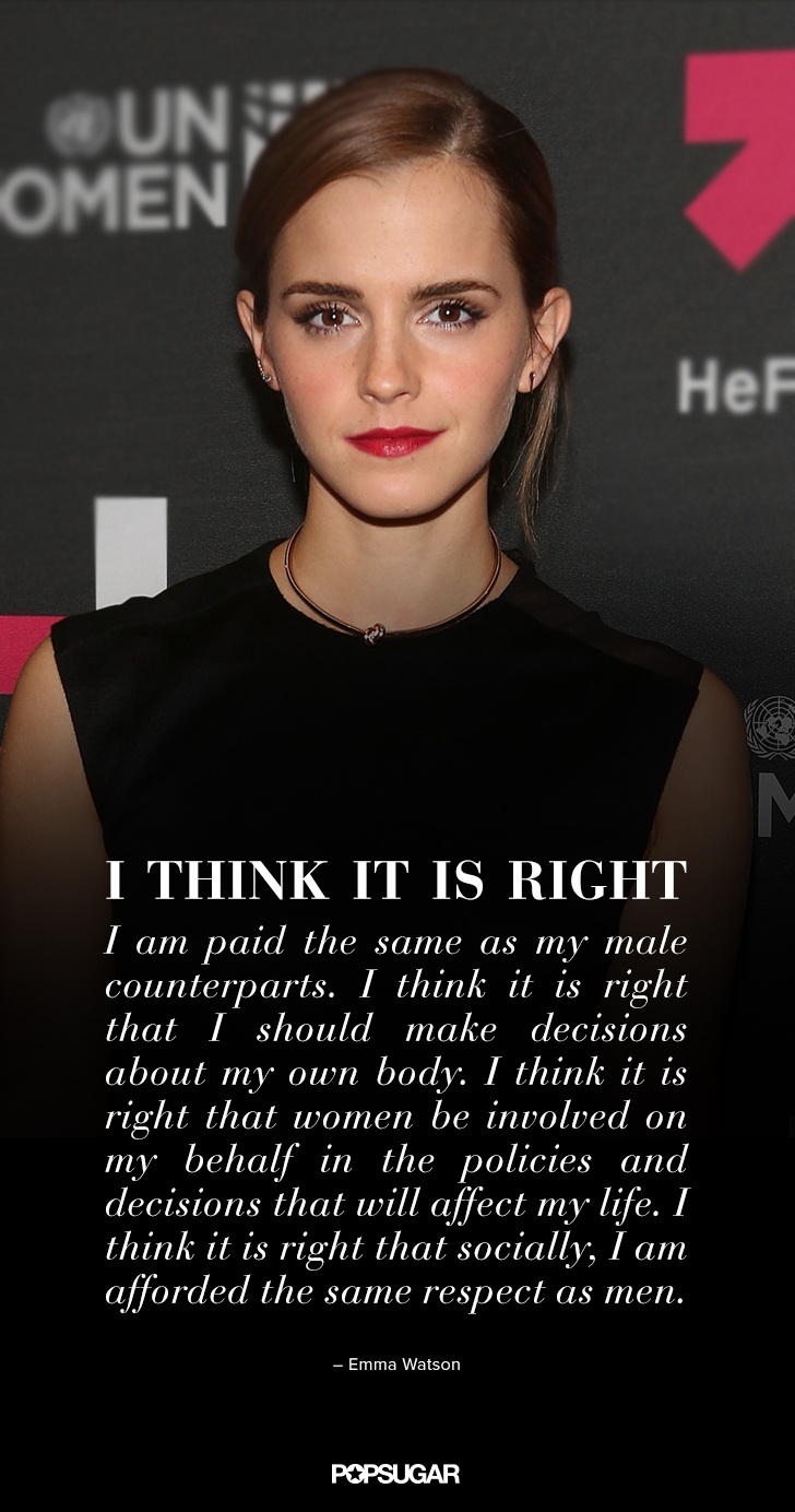 Detail Emma Watson Feminism Quotes Nomer 3