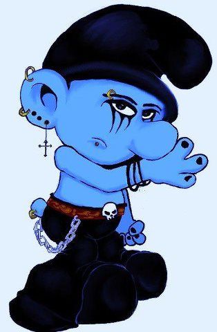 Detail Emo Smurfs Nomer 19