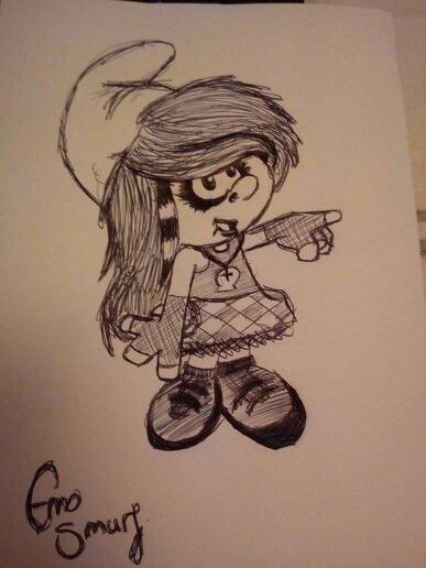 Detail Emo Smurfs Nomer 31