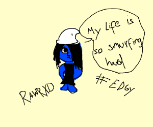 Detail Emo Smurfs Nomer 42