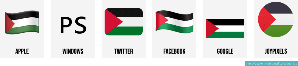 Detail Emoji Bendera Palestina Nomer 47