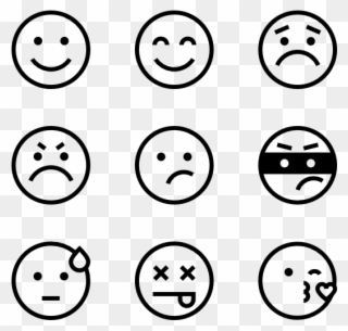 Detail Emoji Hitam Putih Nomer 48