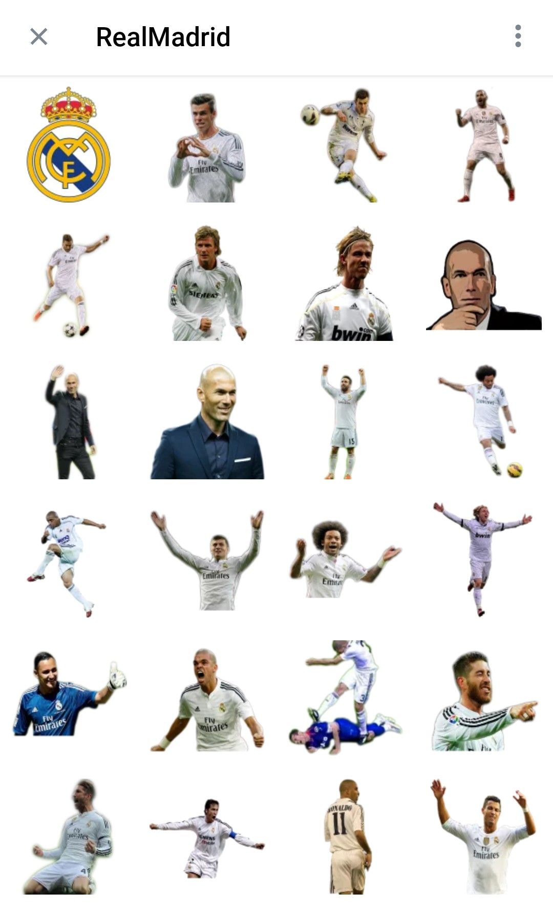 Detail Emoji Real Madrid Nomer 5