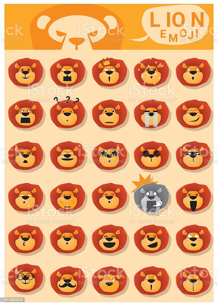 Detail Emoji Singa Nomer 20