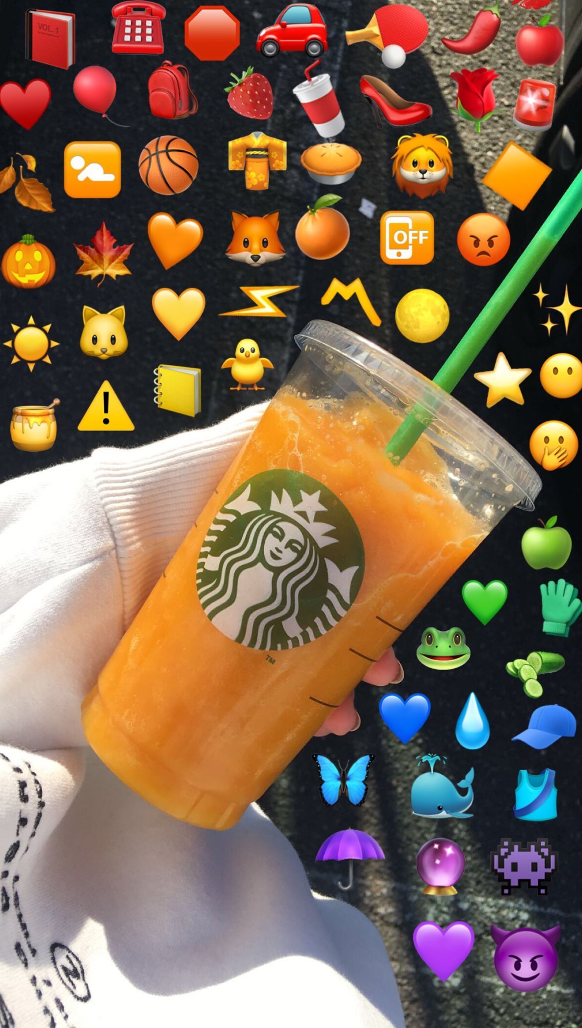 Detail Emoji Starbucks Wallpaper Tumblr Nomer 6