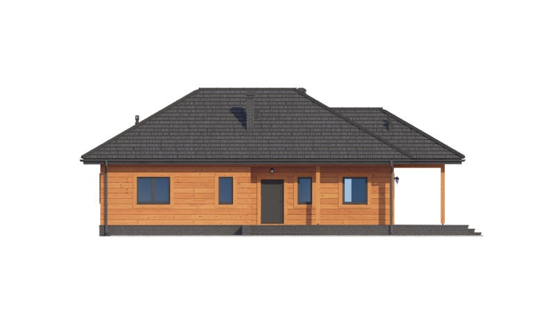 Detail Bungalow Aus Holz Nomer 6