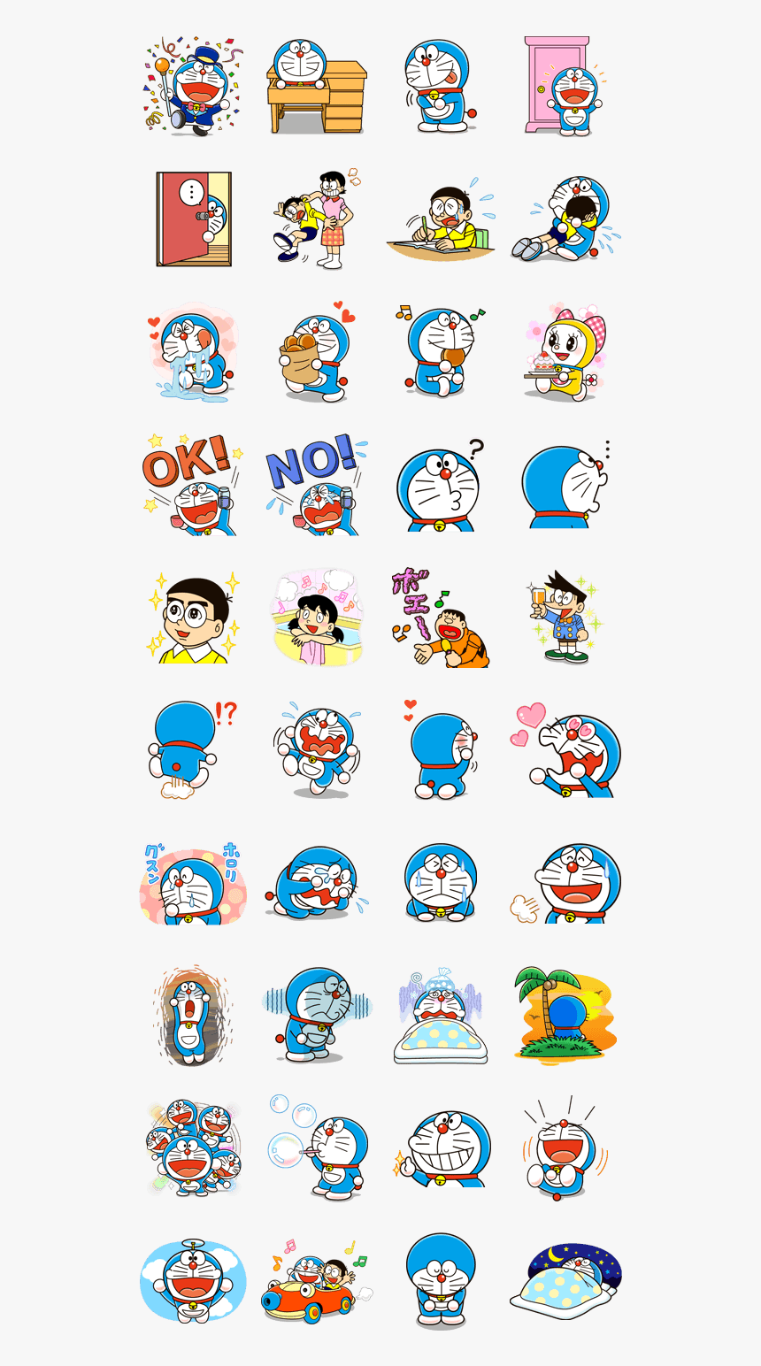 Detail Emot Doraemon Nomer 12