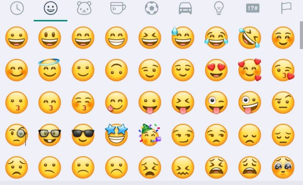 Detail Emoticon Baru Di Whatsapp Nomer 27