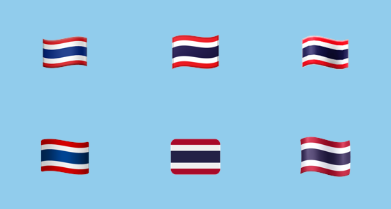 Emoticon Bendera Thailand - KibrisPDR