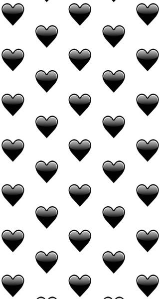 Detail Emoticon Love Hitam Android Nomer 4