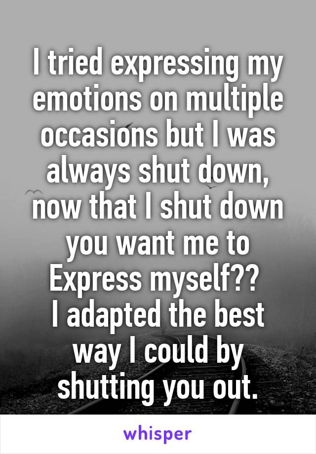 Emotional Shutdown Quotes - KibrisPDR
