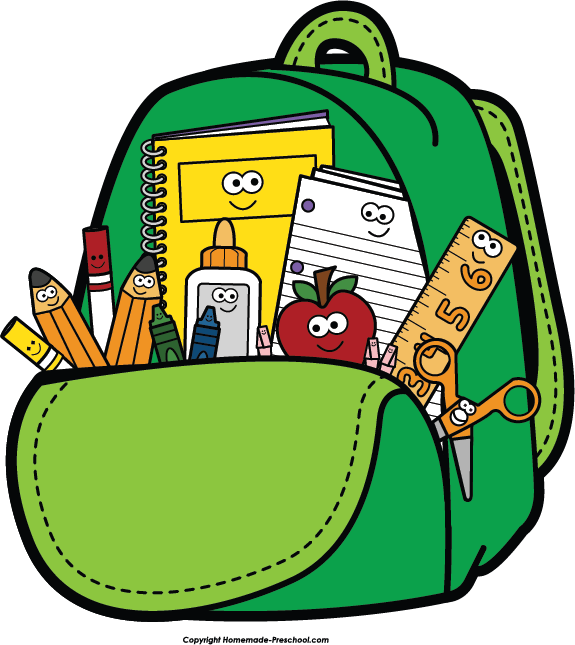 Detail Empty Backpack Clipart Nomer 10
