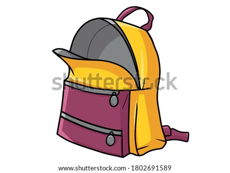 Detail Empty Backpack Clipart Nomer 22