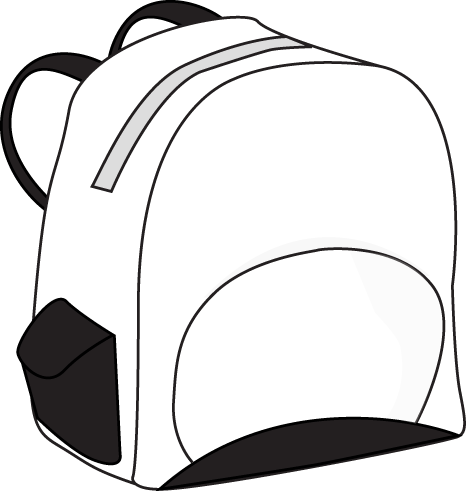 Detail Empty Backpack Clipart Nomer 30