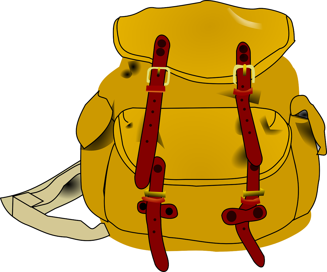 Detail Empty Backpack Clipart Nomer 40
