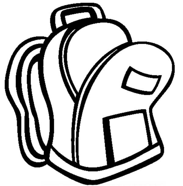 Detail Empty Backpack Clipart Nomer 5