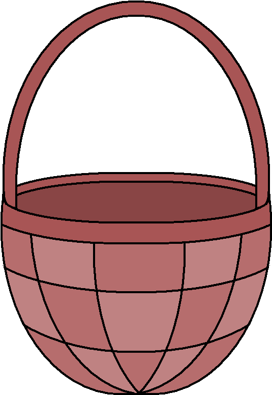 Detail Empty Easter Basket Clipart Nomer 17