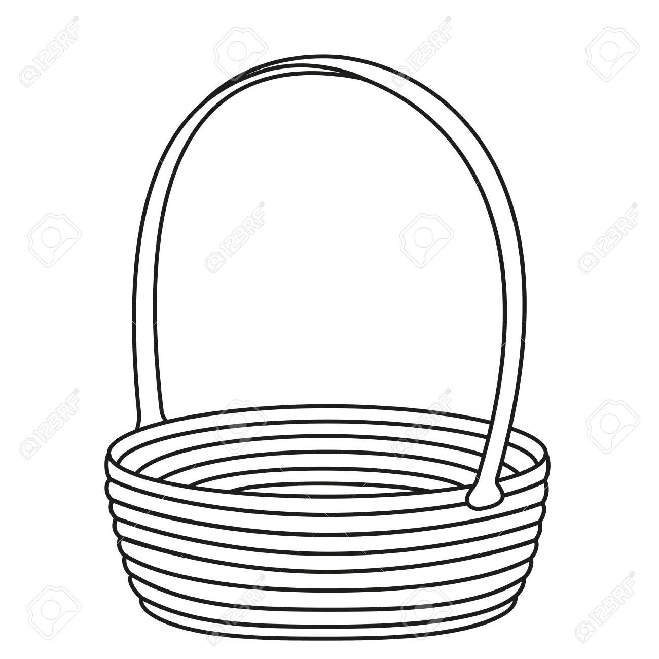 Detail Empty Easter Basket Clipart Nomer 22