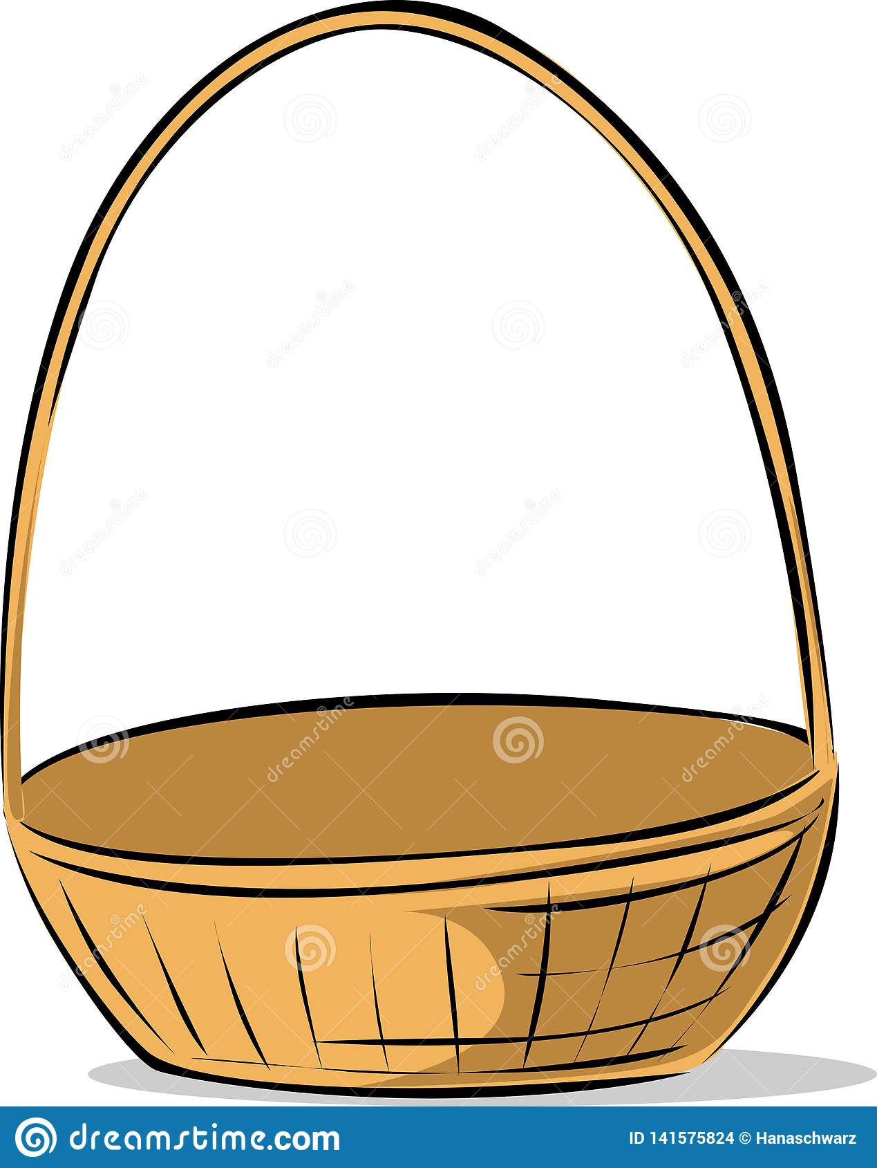 Detail Empty Easter Basket Clipart Nomer 4