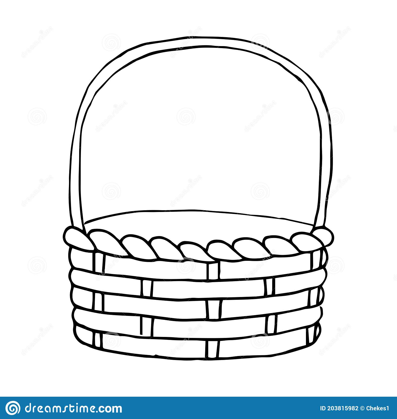 Detail Empty Easter Basket Clipart Nomer 38