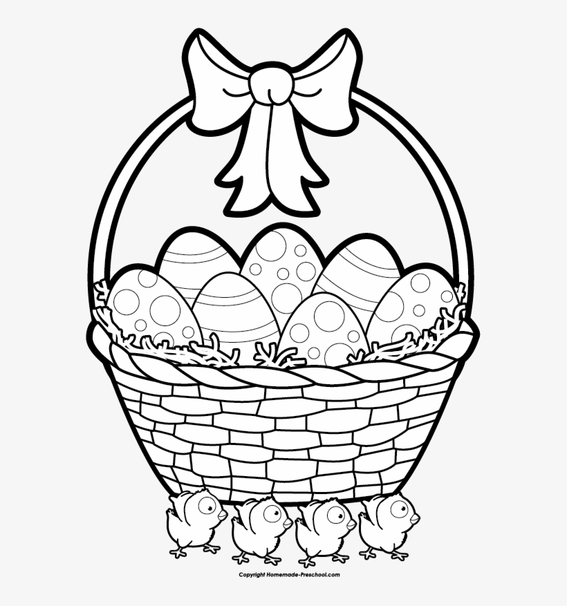 Detail Empty Easter Basket Clipart Nomer 43