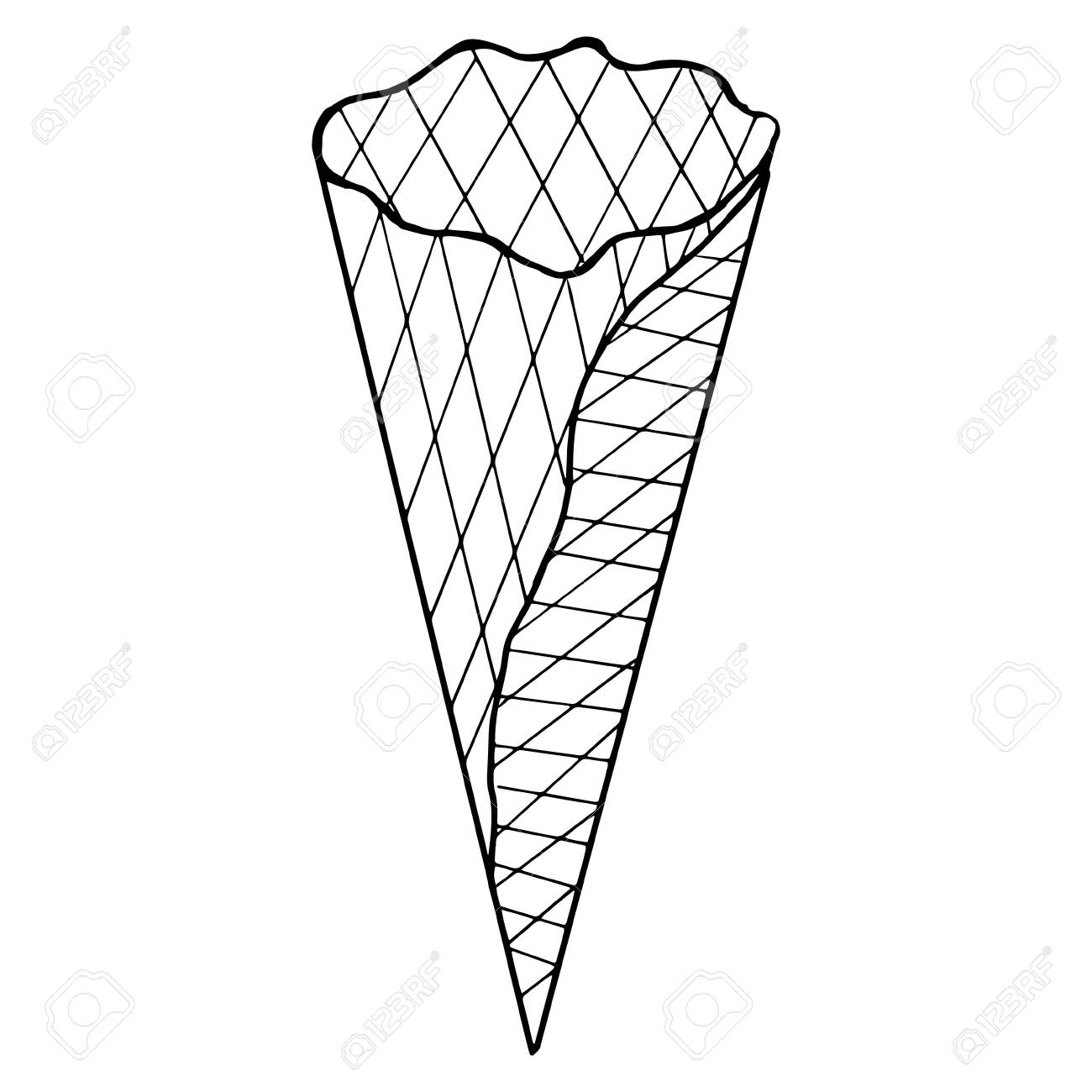 Detail Empty Ice Cream Cone Clipart Nomer 43
