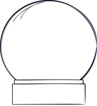 Detail Empty Snow Globe Clipart Nomer 20