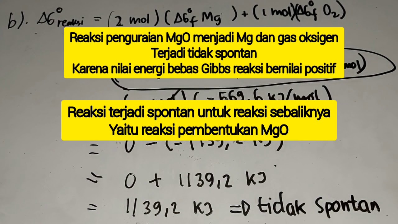 Detail Energi Bebas Gibbs Nomer 13