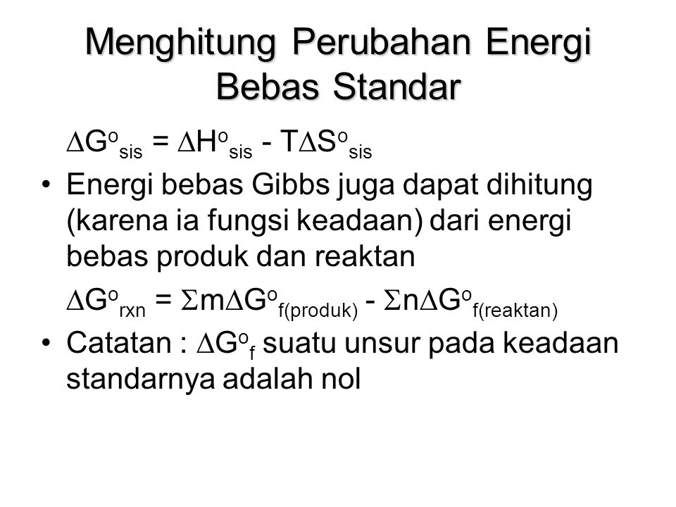 Detail Energi Bebas Gibbs Nomer 14