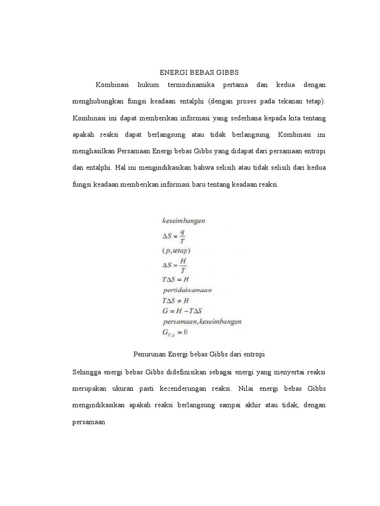 Detail Energi Bebas Gibbs Nomer 24