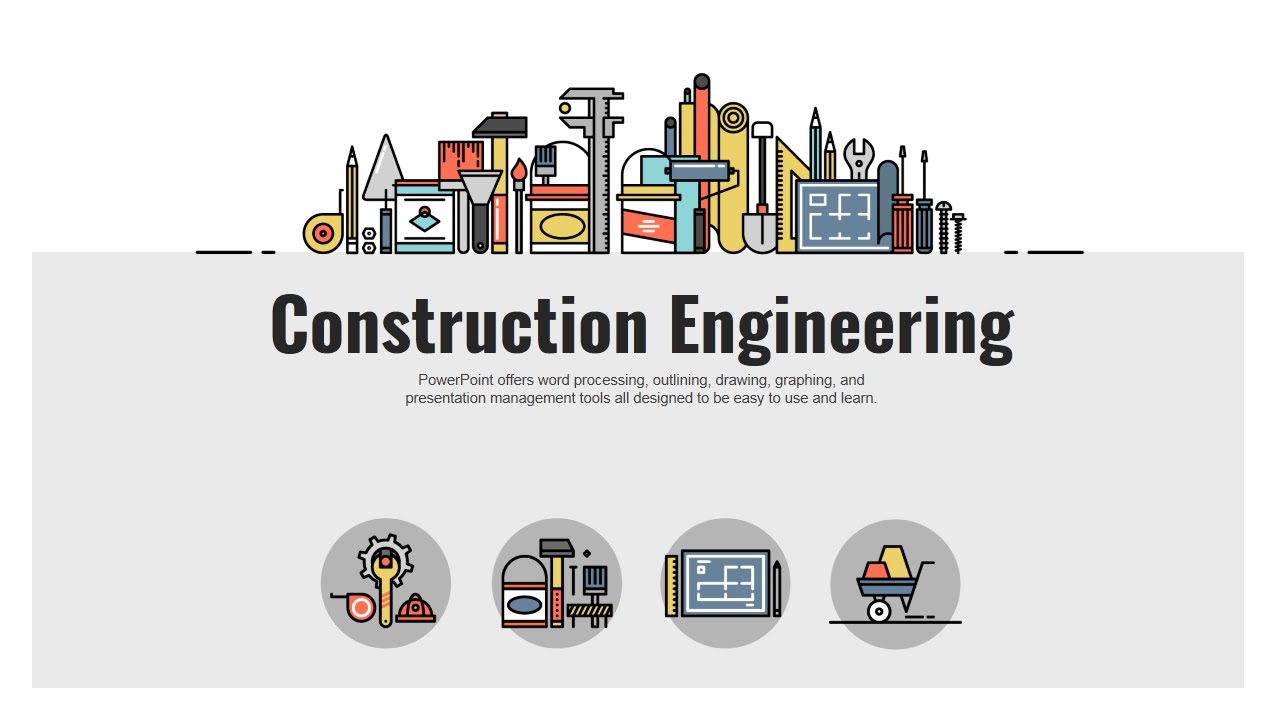 Detail Engineer Powerpoint Template Nomer 48