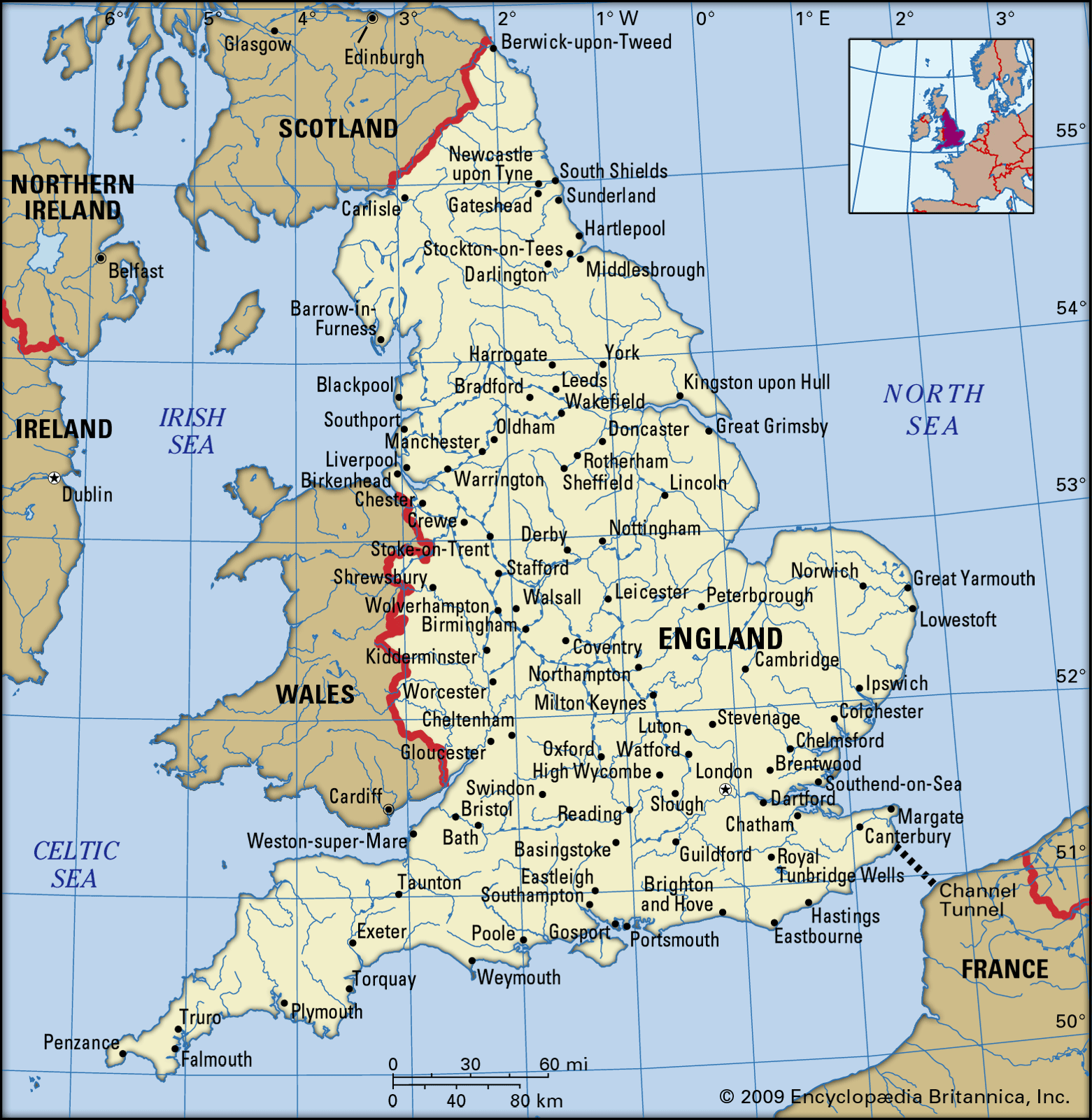 Detail England Map Image Nomer 2