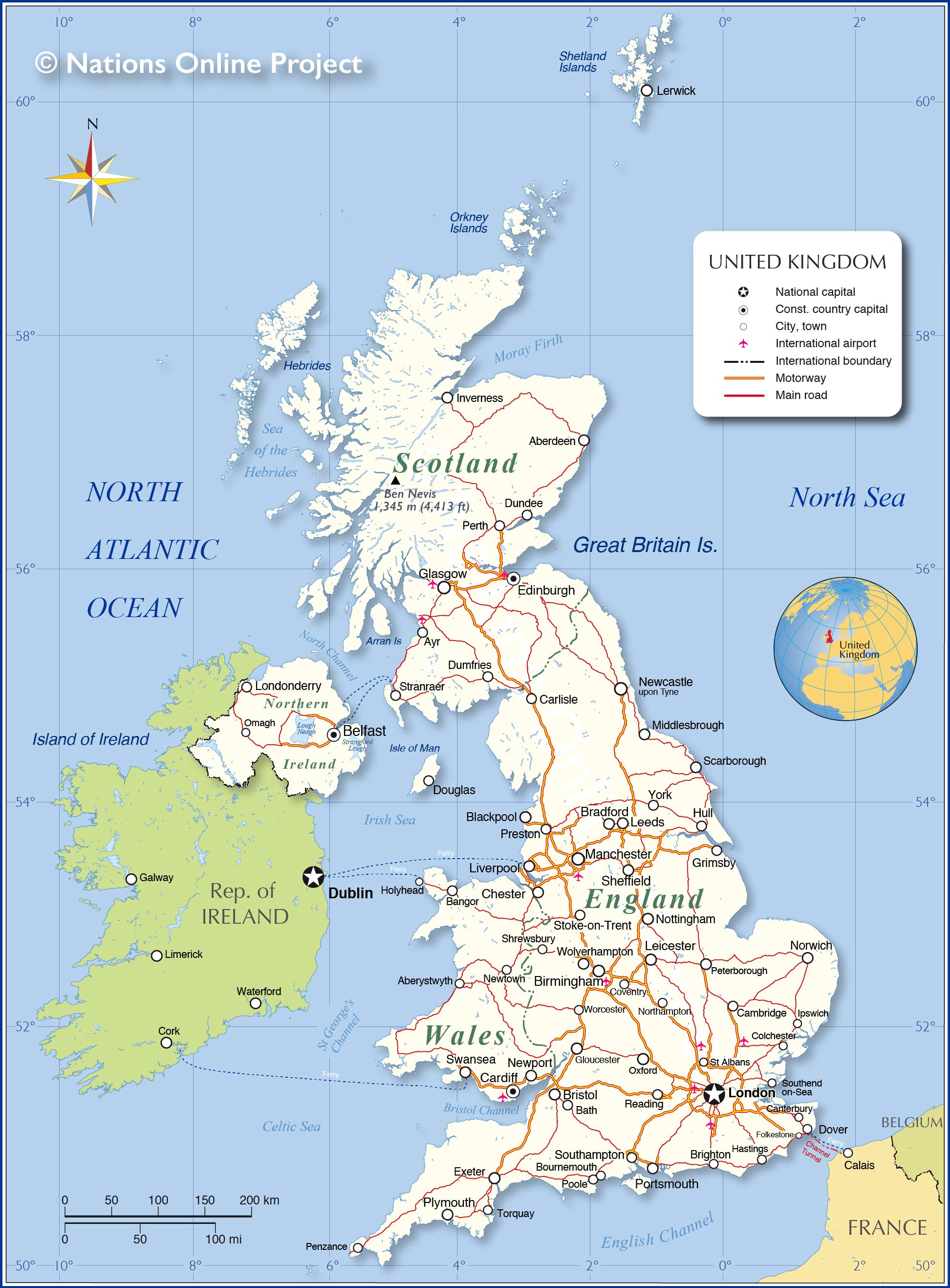 Detail England Map Image Nomer 11