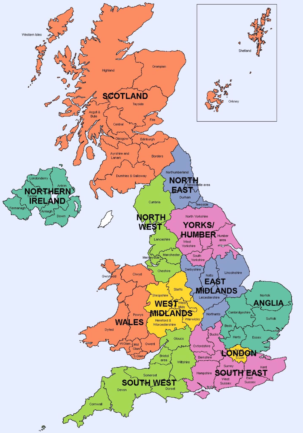 Detail England Map Image Nomer 15