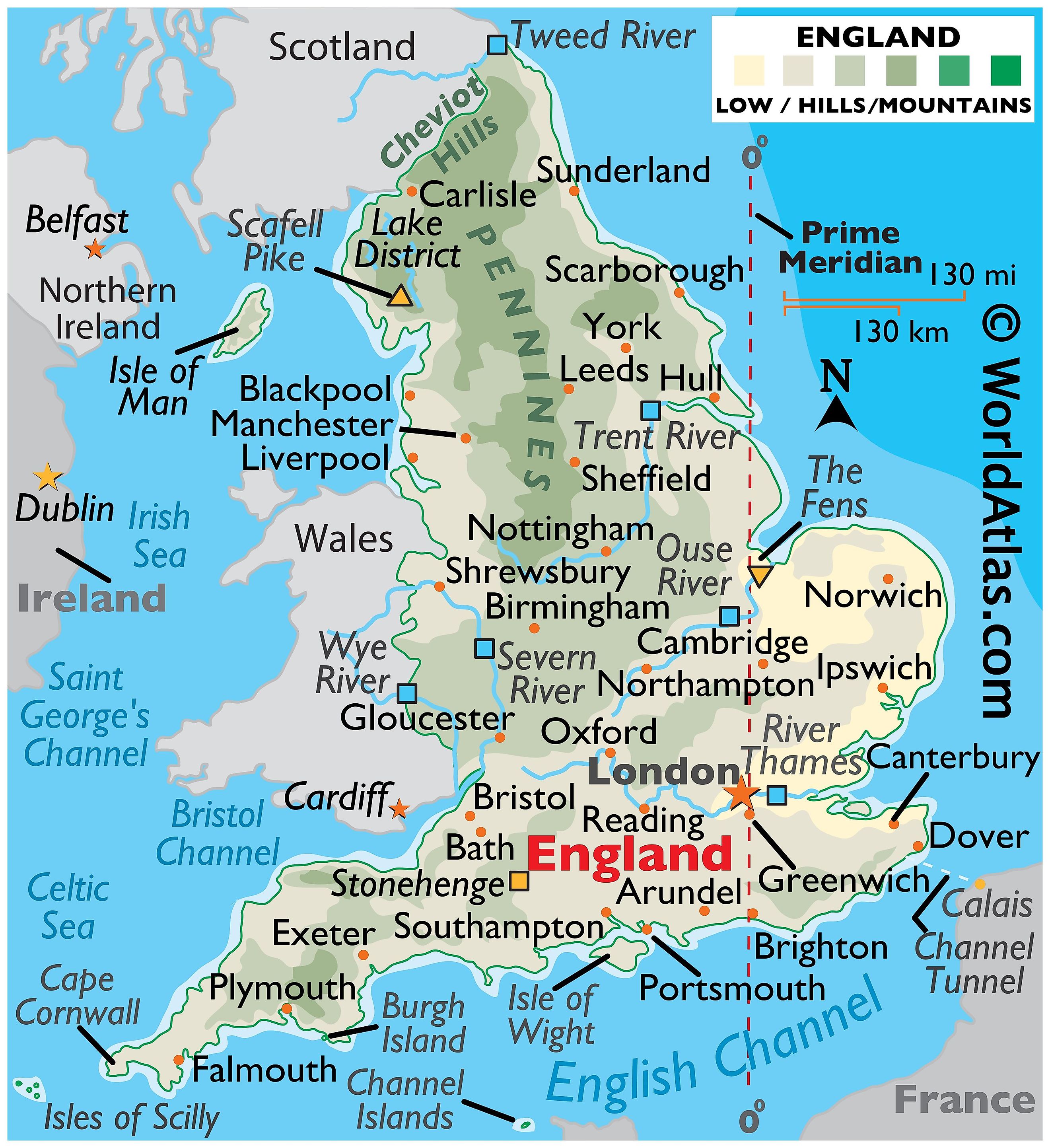 Detail England Map Image Nomer 3