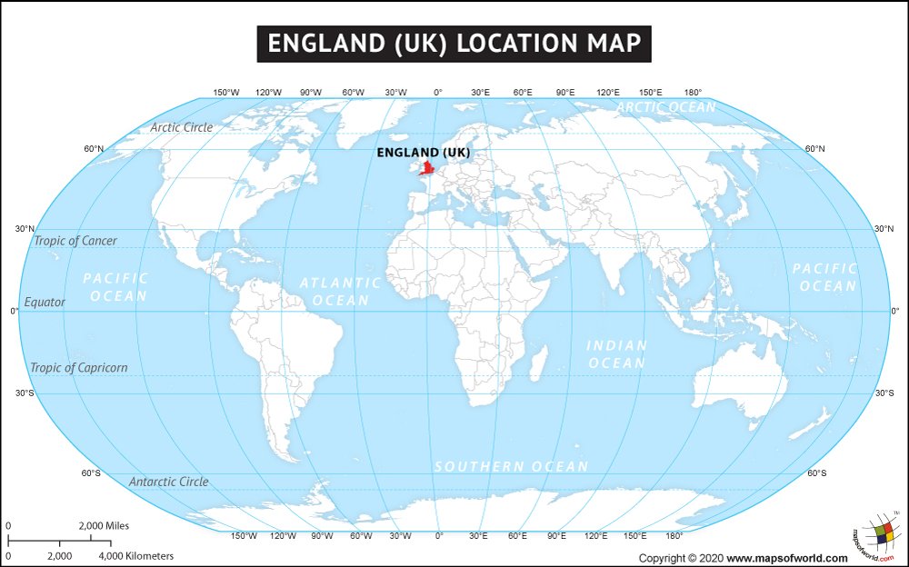 Detail England Map Image Nomer 20