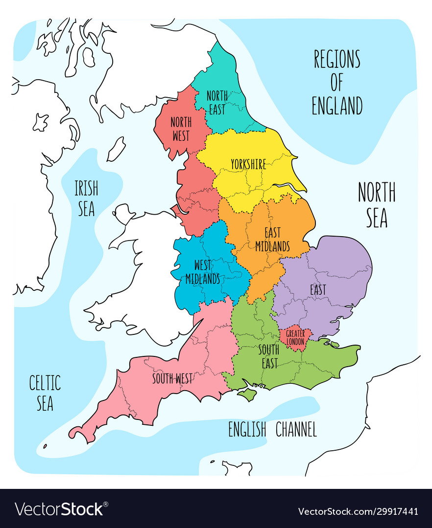 Detail England Map Image Nomer 24