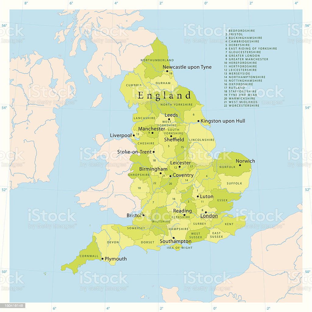 Detail England Map Image Nomer 26