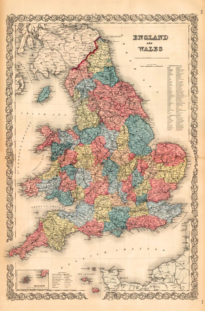 Detail England Map Image Nomer 35