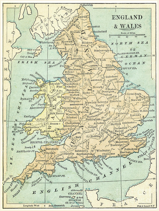 Detail England Map Image Nomer 45
