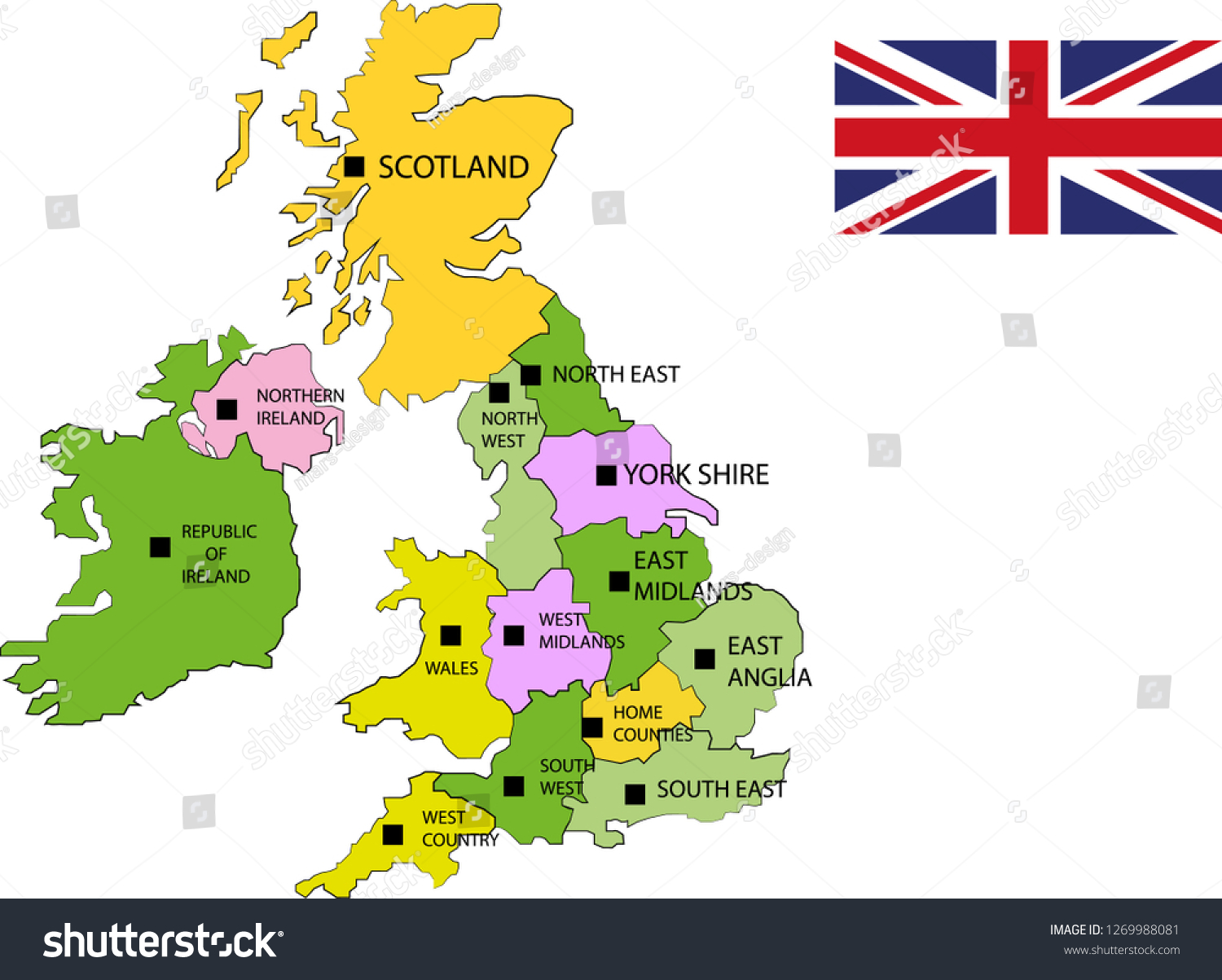 Detail England Map Image Nomer 46