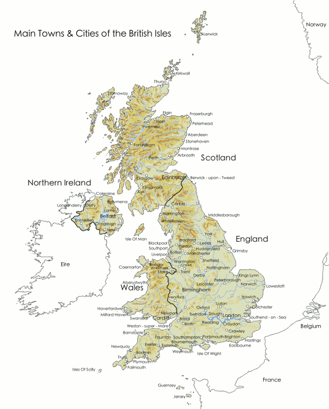 Detail England Map Image Nomer 49