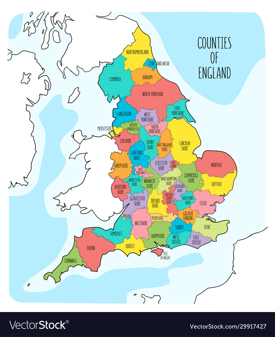 Detail England Map Image Nomer 7